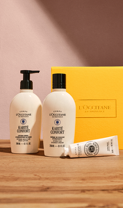 Kit Soins Corps Verveine L'Occitane En Provence + Trousse Beauté - Format Voyage - Neuf
